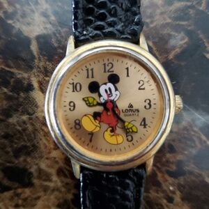 Mickey Mouse Watch Vintage Lorus Quartz Womens No Battery